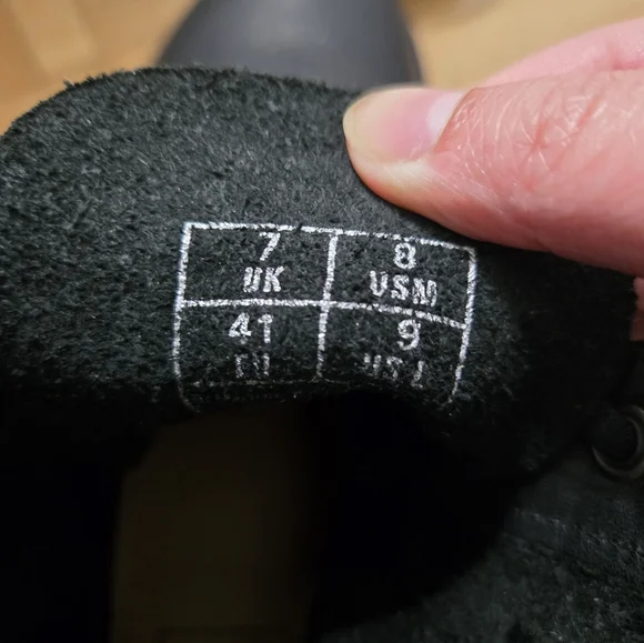 Dr. Martens Black Boots with Yellow Stitching - Picture 4 of 4